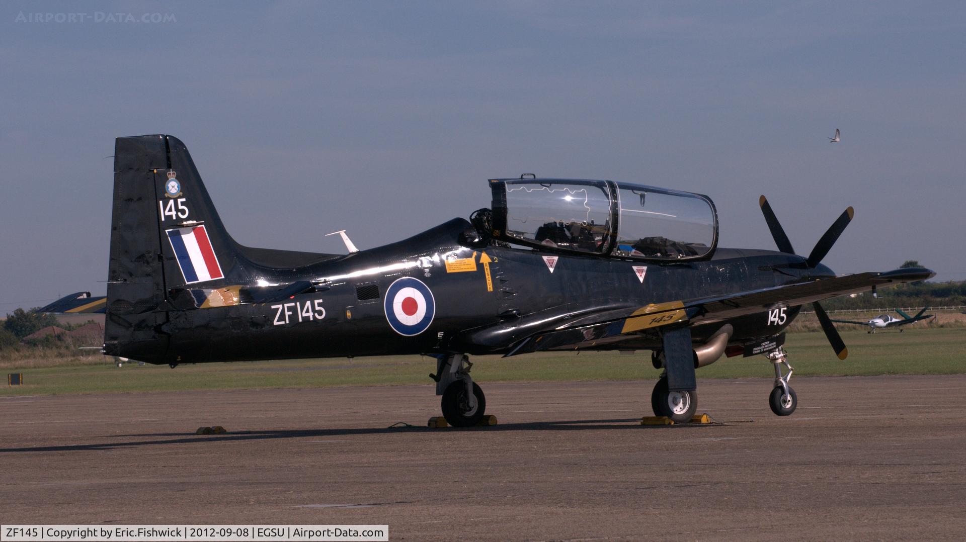ZF145, 1988 Short S-312 Tucano T1 C/N S011/T11, 2. ZF145 at The Duxford Air Show, Sept. 2012.
