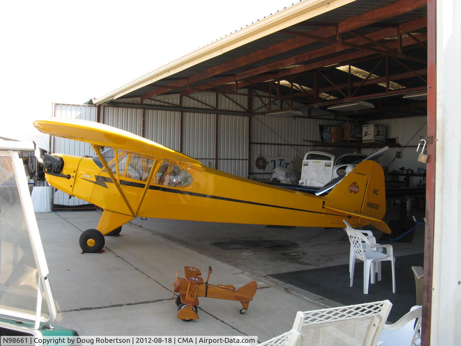 N98661, 1946 Piper J3C-65 Cub Cub C/N 18890, 1946 Piper J3C-65 CUB, Continental A&C75 75 Hp upgrade
