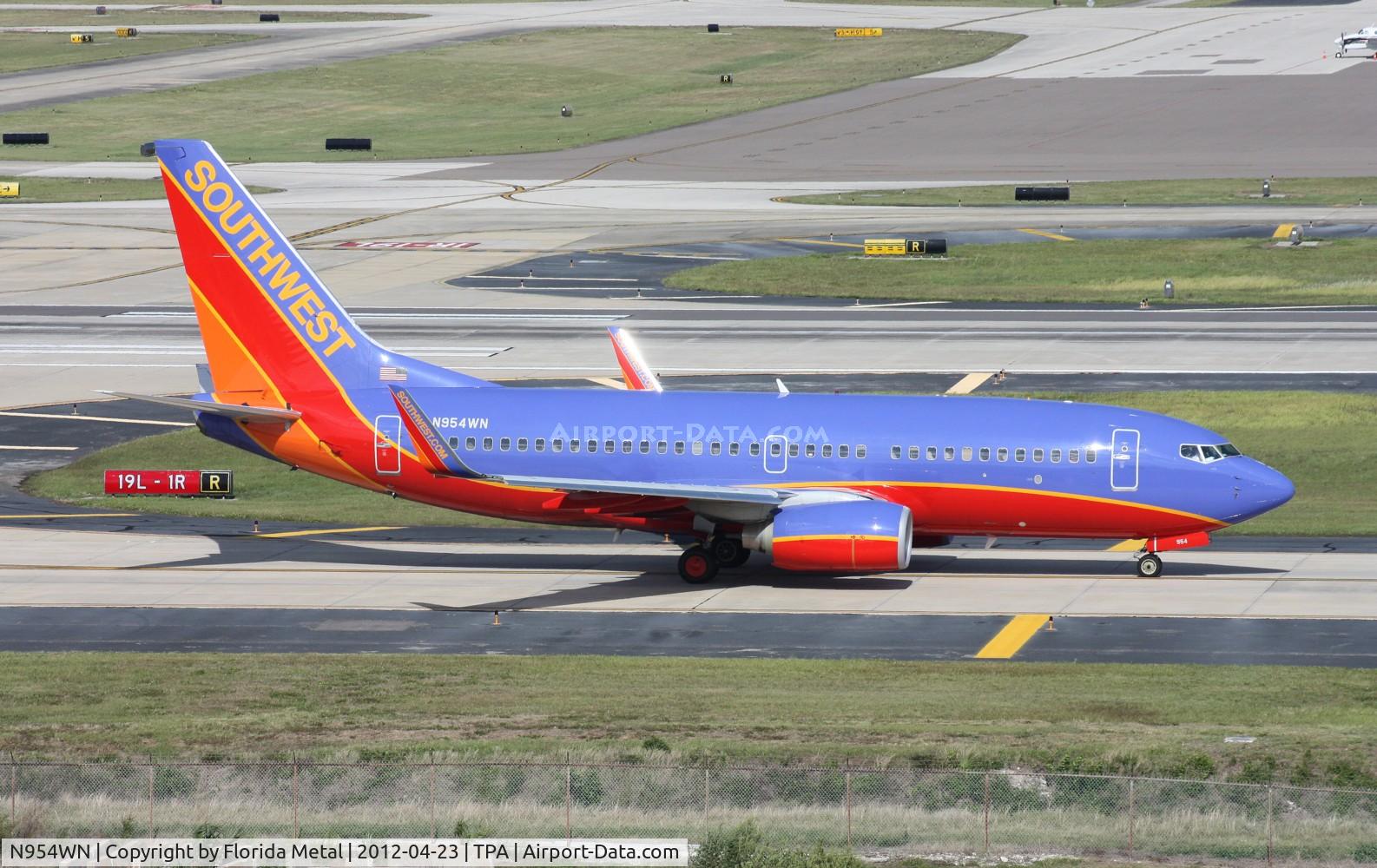 N954WN, 2010 Boeing 737-7H4 C/N 36669, Southwest 737