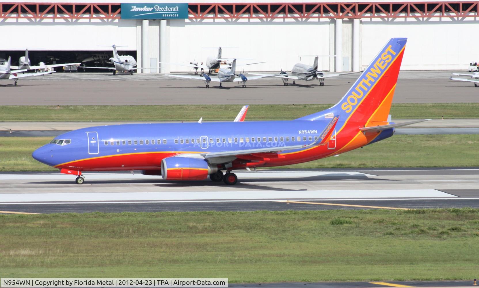 N954WN, 2010 Boeing 737-7H4 C/N 36669, Southwest 737