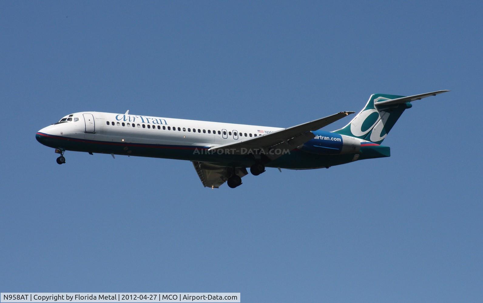 N958AT, 2001 Boeing 717-200 C/N 55020, Air Tran 717