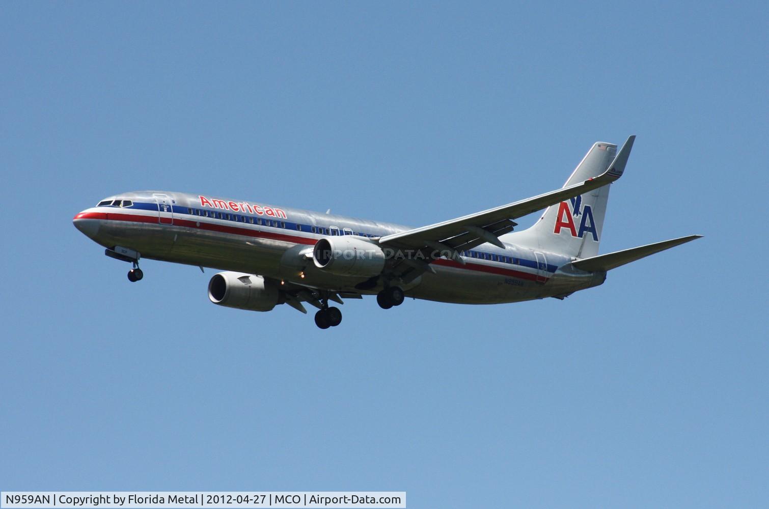 N959AN, 2001 Boeing 737-823 C/N 30828, American 737-800