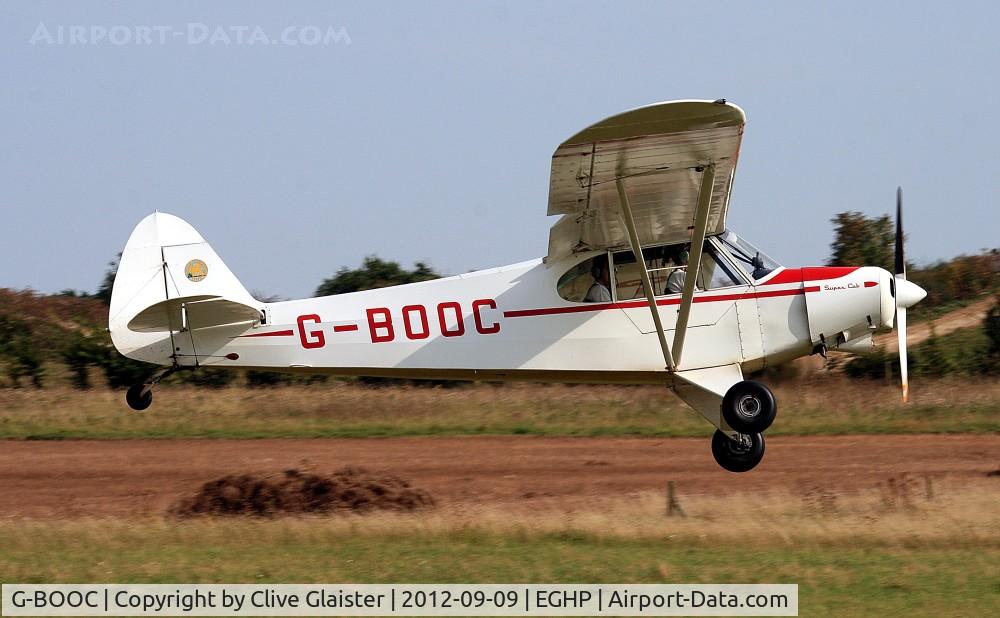 G-BOOC, 1965 Piper PA-18-150 Super Cub C/N 18-8279, Ex: SE-EPC > G-BOOC - Has been in private hands since April 1988.