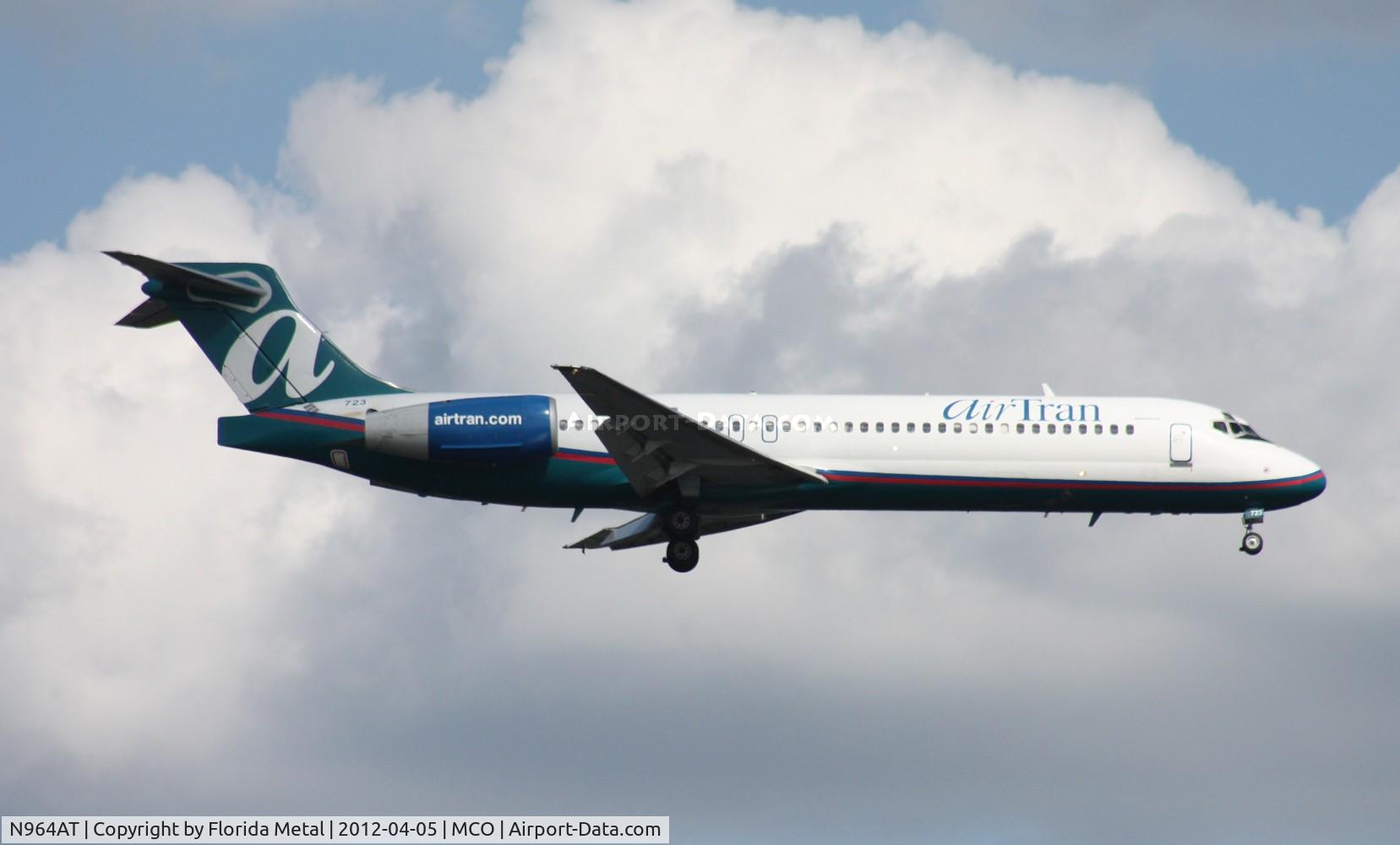 N964AT, 2001 Boeing 717-200 C/N 55025, Air Tran 717