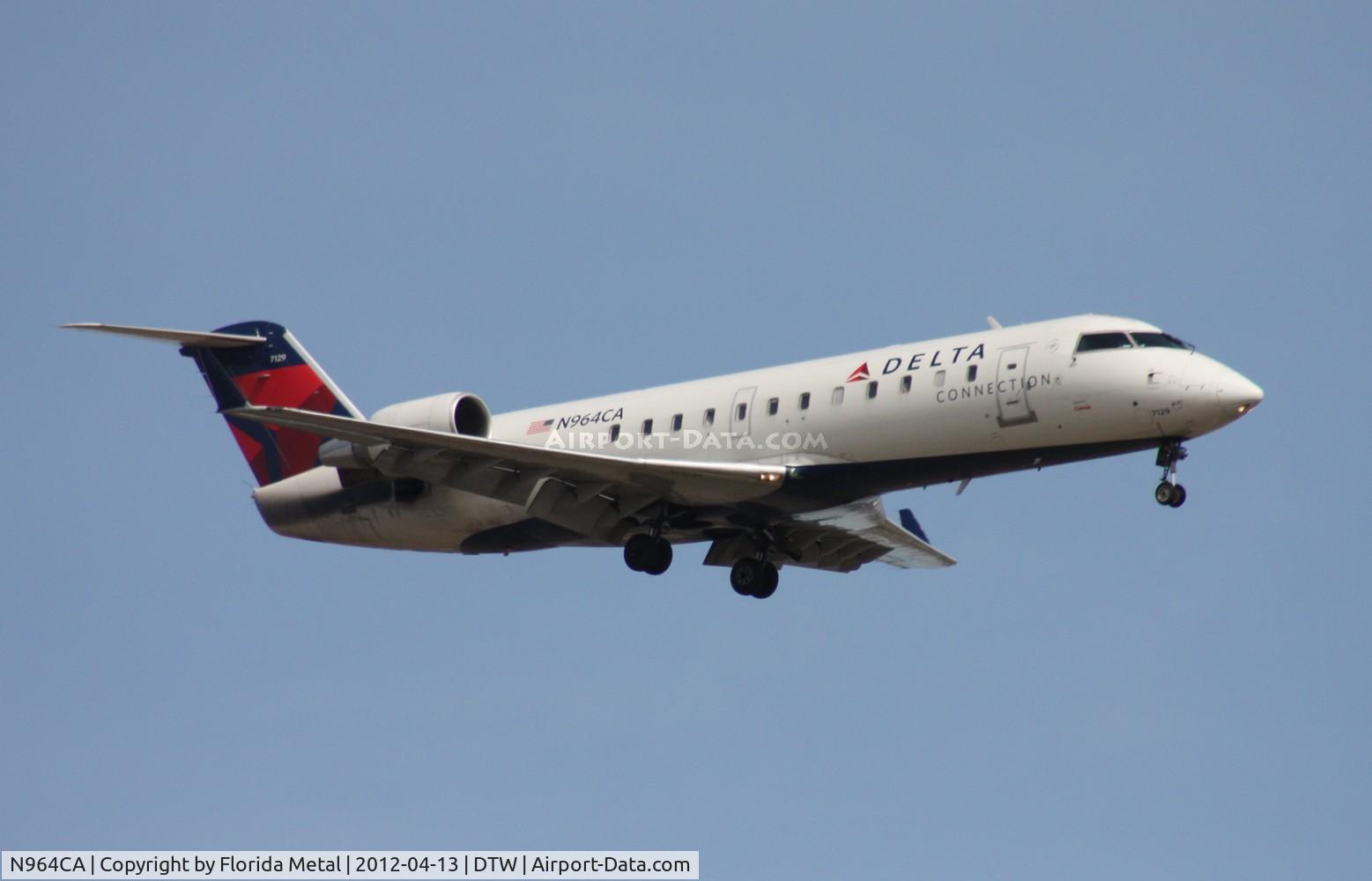 N964CA, 1996 Canadair CRJ-100ER (CL-600-2B19) C/N 7129, Comair CRJ
