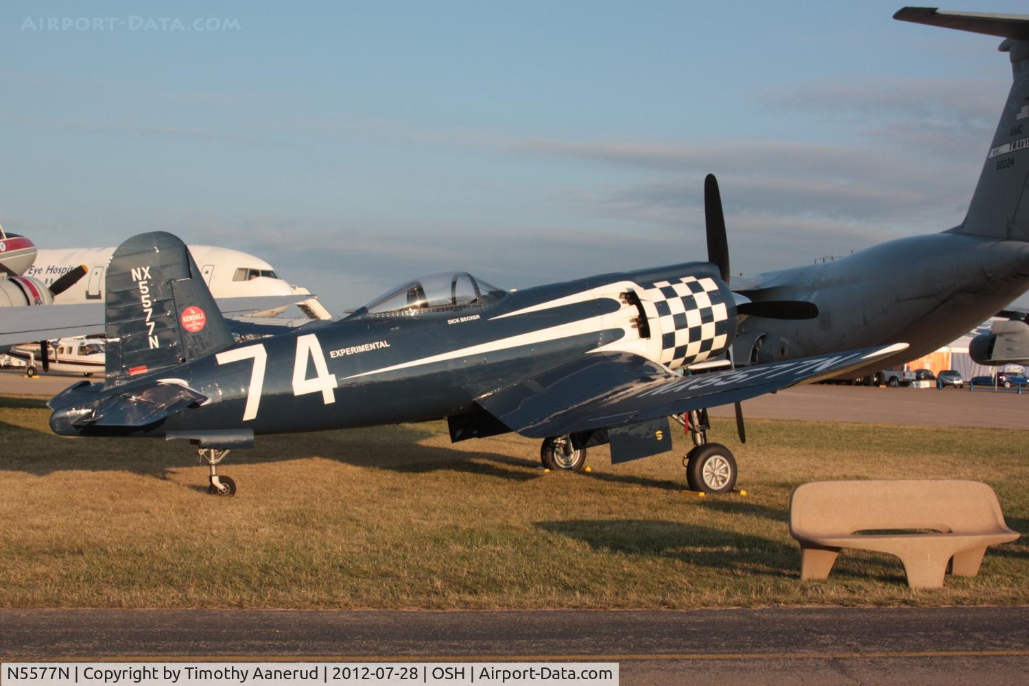 N5577N, 1946 Goodyear F2G-2 Corsair C/N 6172 (88463), 1946 Goodyear F2G, c/n: 88463