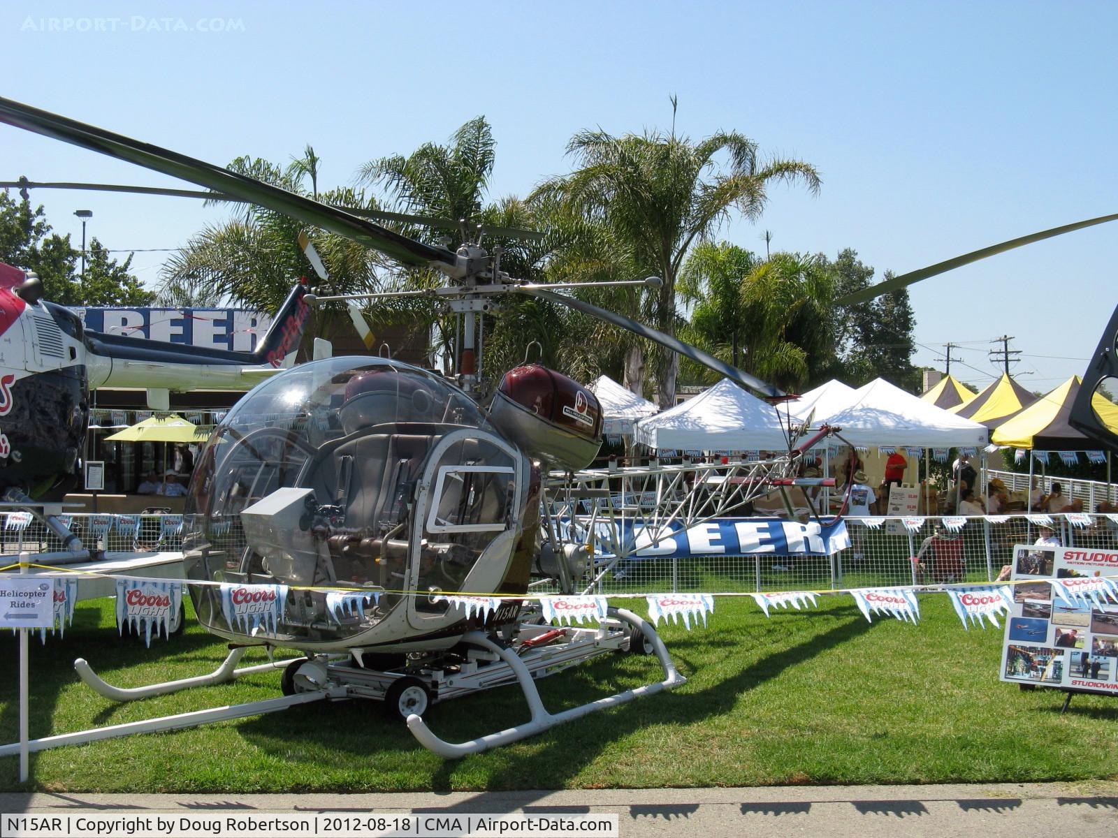 N15AR, 1963 Bell 47G-3B-1 Sioux C/N 2815, 1963 Bell 47G-3B-1 TROOPER civil version of Army OH-13S SIOUX, Lycoming TVO-435-A1A 260 Hp
