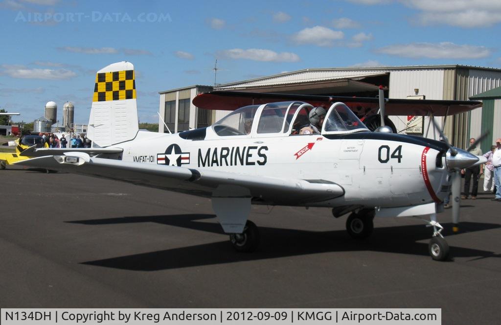 N134DH, 1953 Beech (CCF) T-34A (A45) Mentor C/N CCF34-78, 2012 Maple Lake Fly-in Pork Chopper Dinner