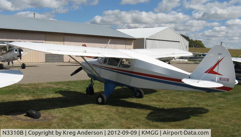 N3310B, 1954 Piper PA-22-135 Tri-Pacer C/N 22-2125, 2012 Maple Lake Fly-in Pork Chopper Dinner