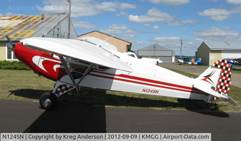 N124SN, Wag-Aero Sportsman 2+2 C/N WA 674 SN, 2012 Maple Lake Fly-in Pork Chopper Dinner