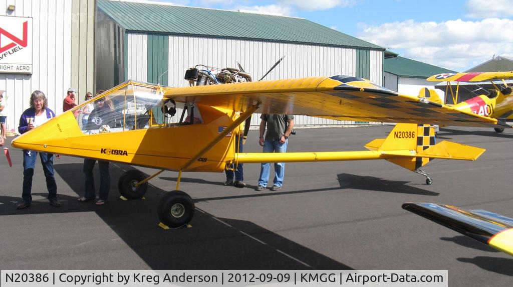 N20386, 2003 Kolb Kolbra C/N KB01-3-00007, 2012 Maple Lake Fly-in Pork Chopper Dinner