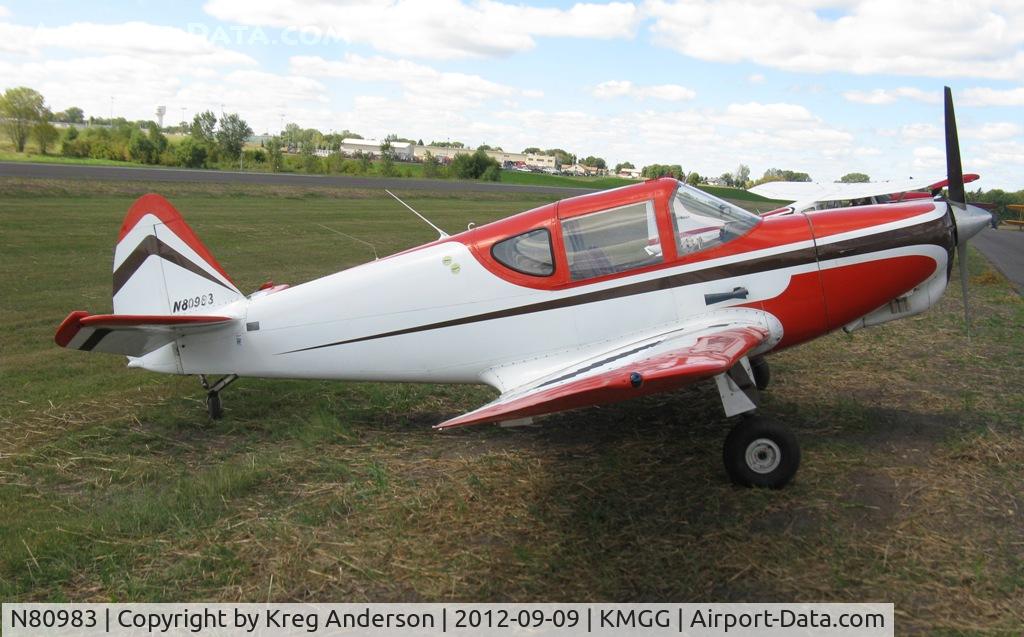 N80983, 1946 Globe GC-1B Swift C/N 1176, 2012 Maple Lake Fly-in Pork Chopper Dinner