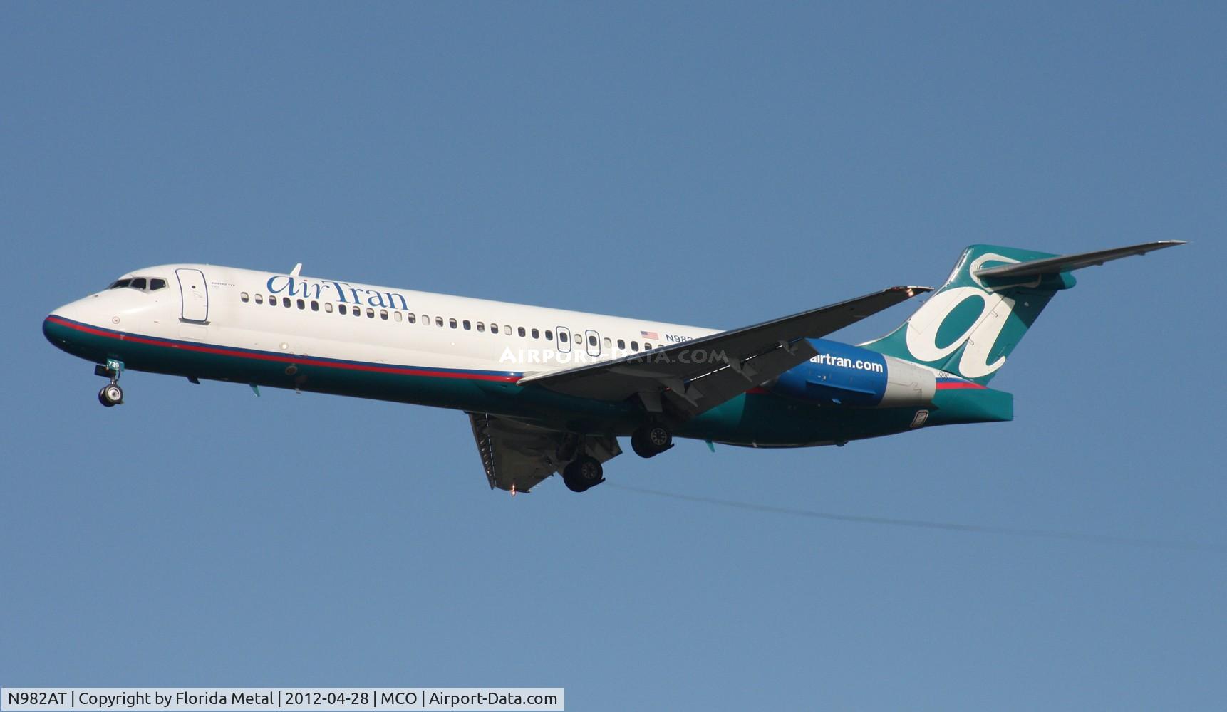 N982AT, 2002 Boeing 717-200 C/N 55041, Air Tran 717