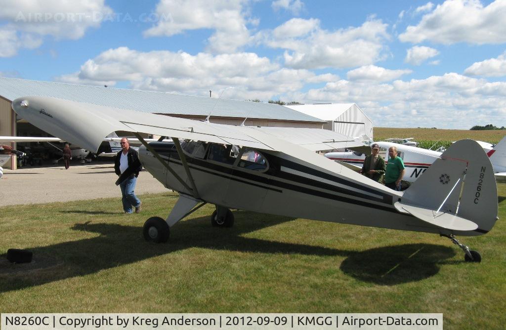 N8260C, 1954 Piper PA-22-135 Tri-Pacer C/N 22-2335, 2012 Maple Lake Fly-in Pork Chopper Dinner