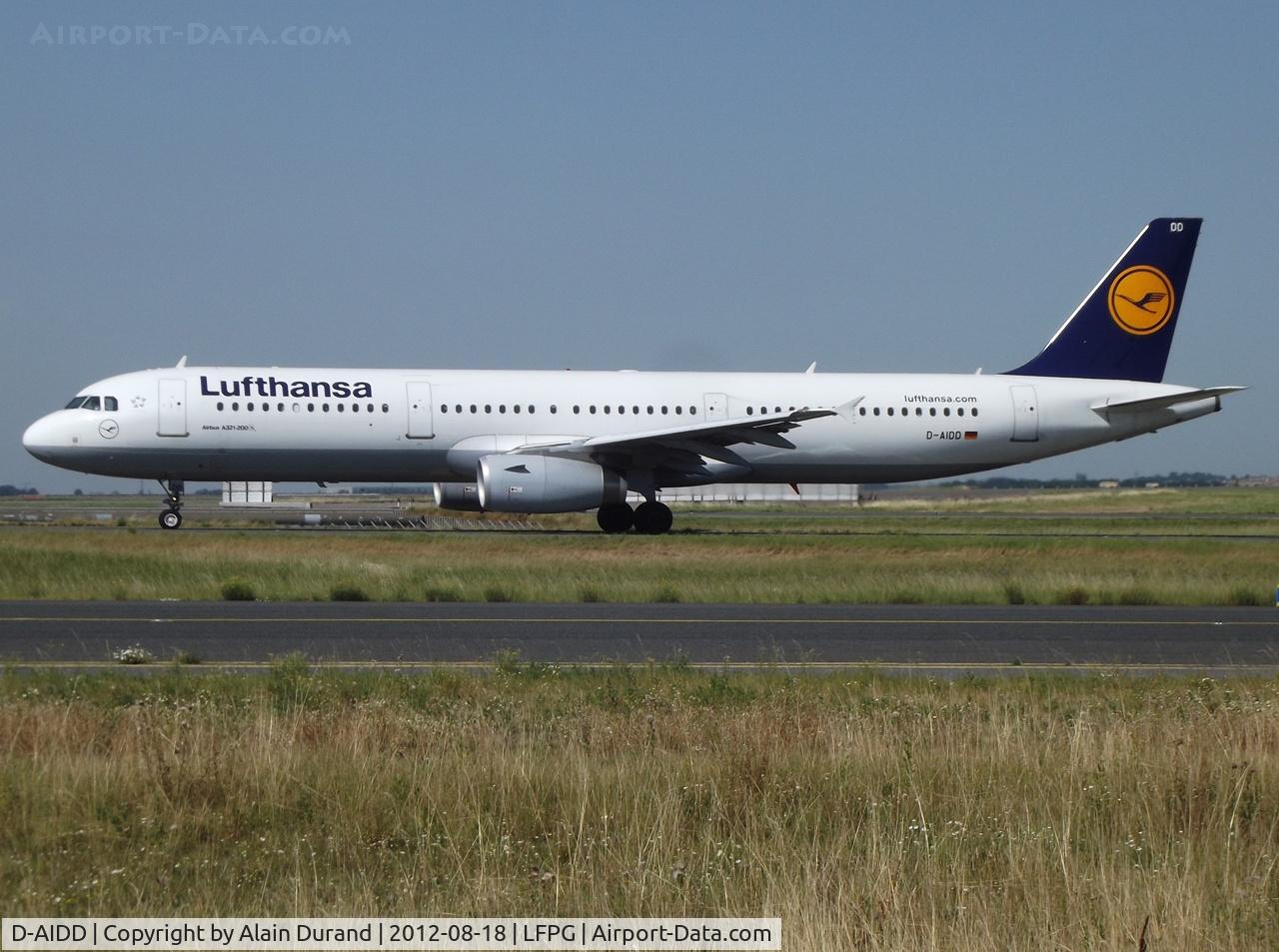 D-AIDD, 2010 Airbus A321-231 C/N 4585, Resurrecting a registration previously allocated to an A310.