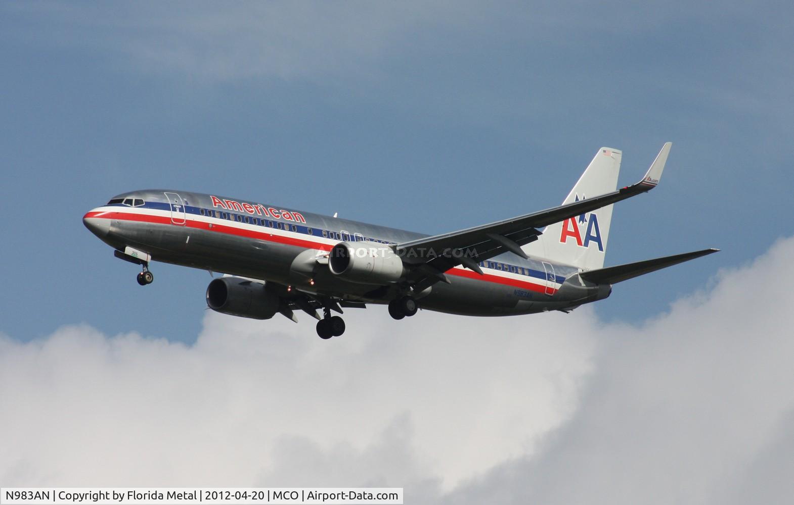 N983AN, Boeing 737-823 C/N 29570, American 737-800
