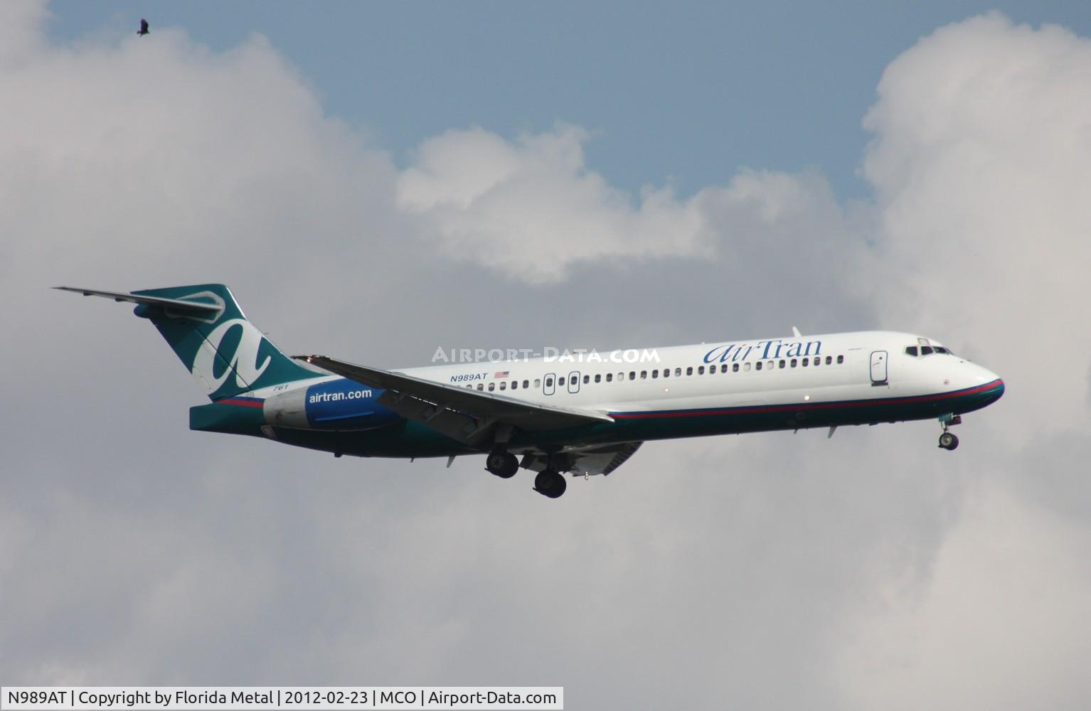 N989AT, 2001 Boeing 717-200 C/N 55152, Air Tran 717