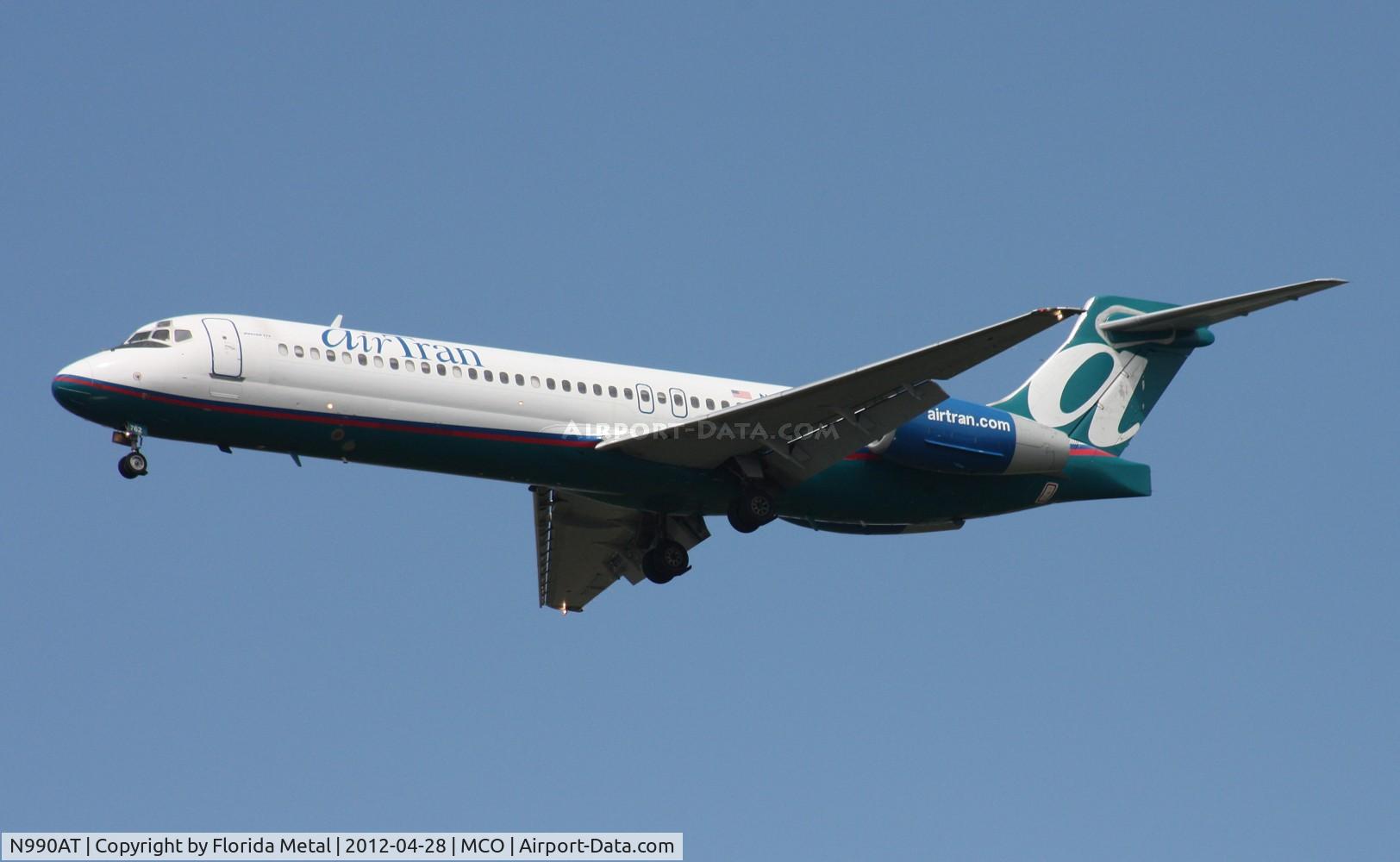 N990AT, 2001 Boeing 717-200 C/N 55134, Air Tran 717