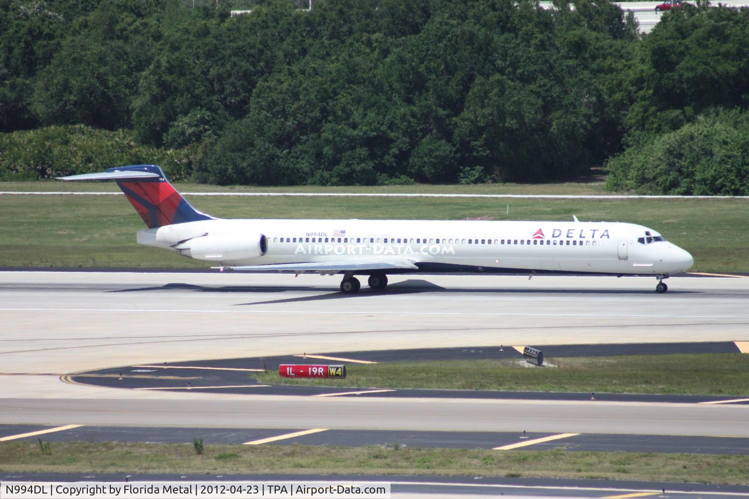 N994DL, 1991 McDonnell Douglas MD-88 C/N 53346, Delta MD-88