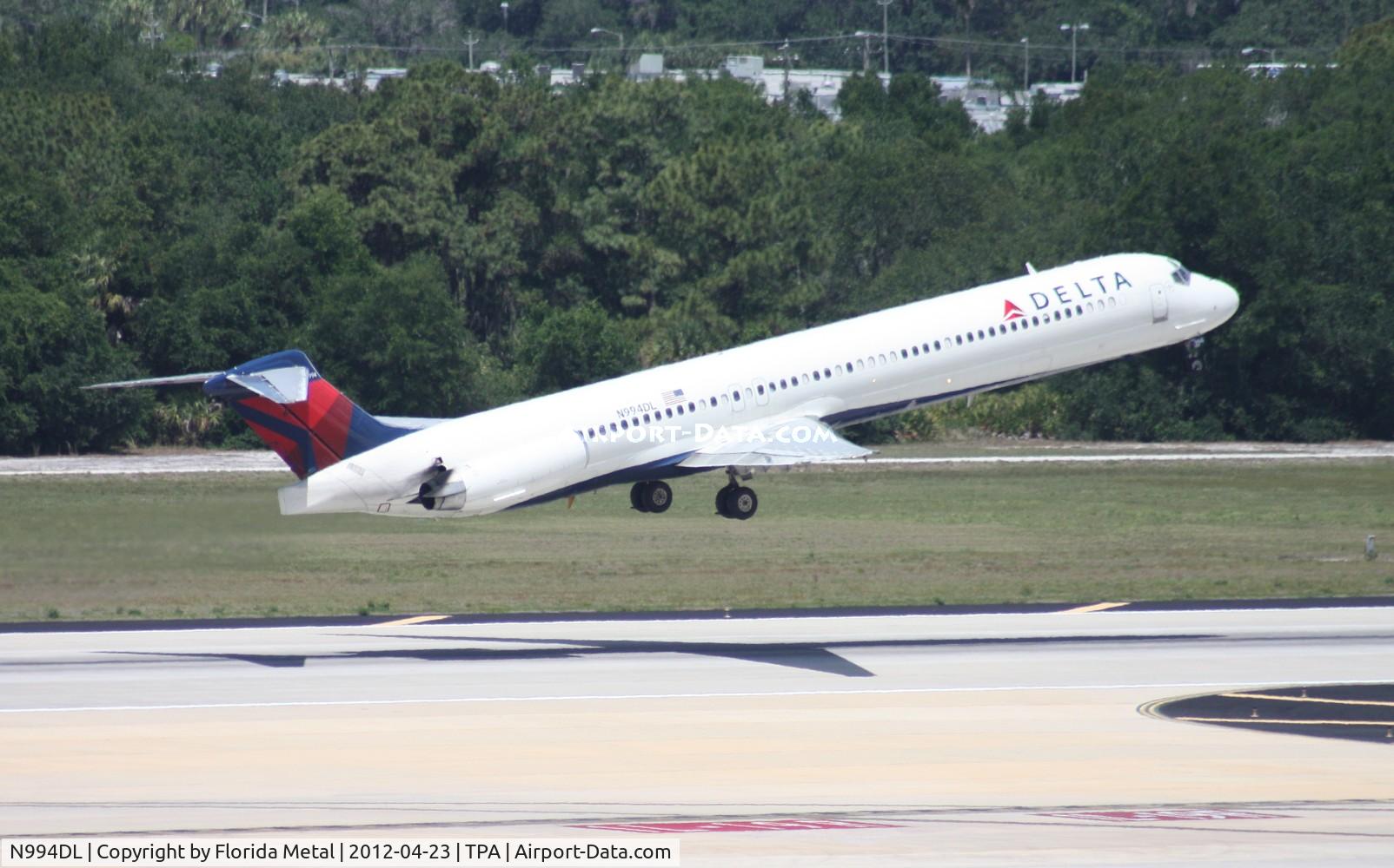 N994DL, 1991 McDonnell Douglas MD-88 C/N 53346, Delta MD-88
