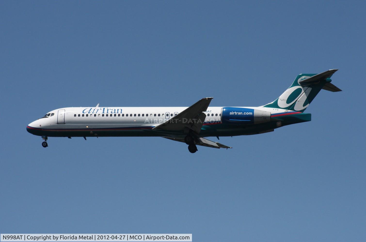 N998AT, 2002 Boeing 717-200 C/N 55142, Air Tran 717
