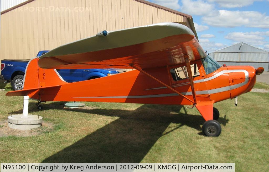 N95100, 1946 Taylorcraft BC12-D C/N 9500, 2012 Maple Lake Fly-in Pork Chopper Dinner