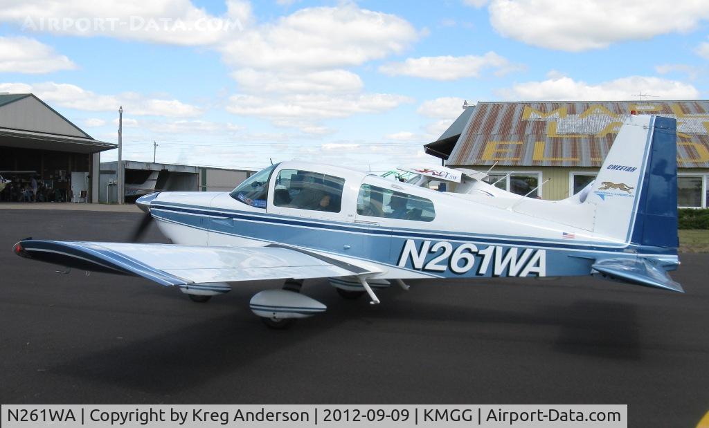 N261WA, Grumman American AA-5A Cheetah C/N AA5A0467, 2012 Maple Lake Fly-in Pork Chopper Dinner
