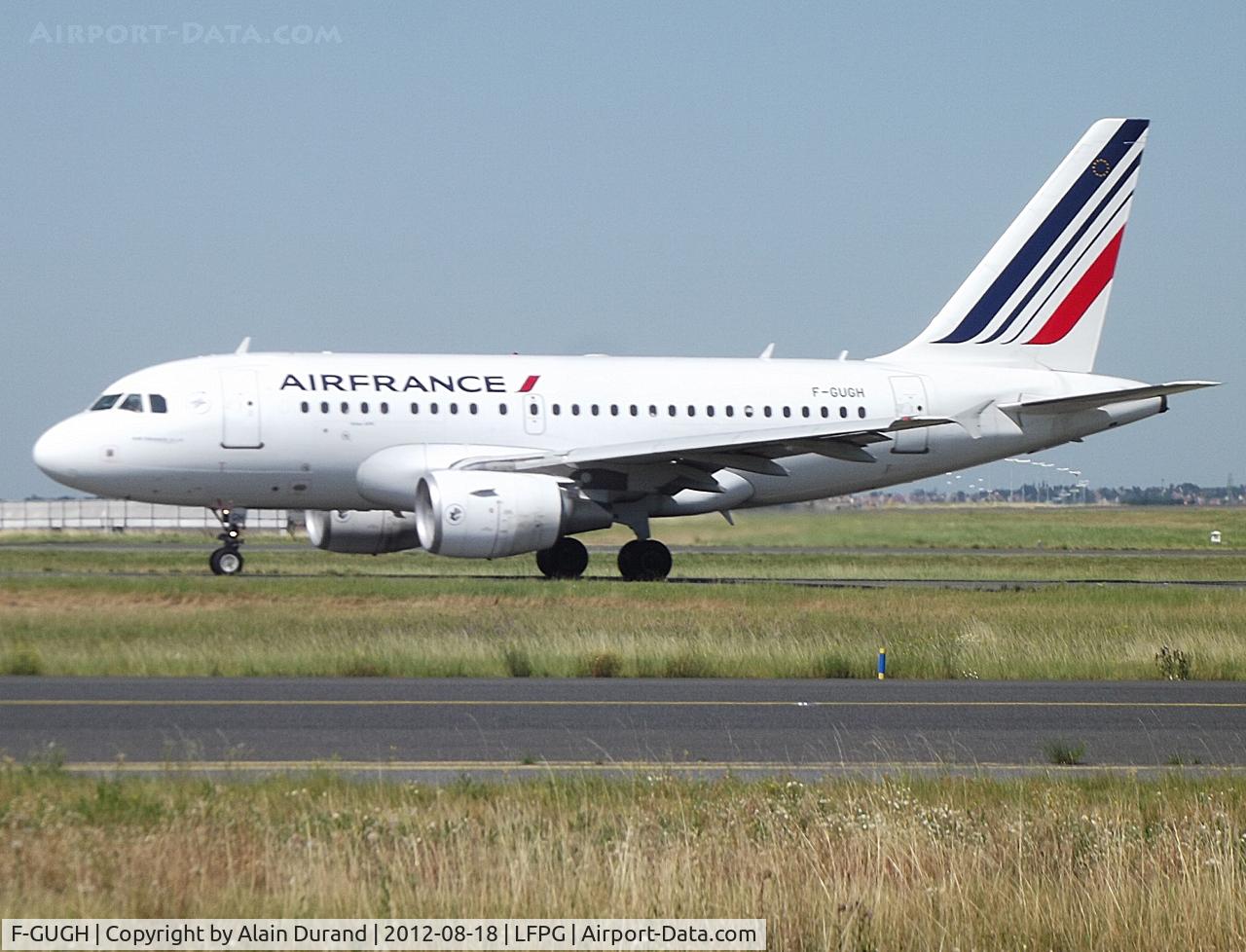 F-GUGH, 2004 Airbus A318-111 C/N 2344, On the way to another return.