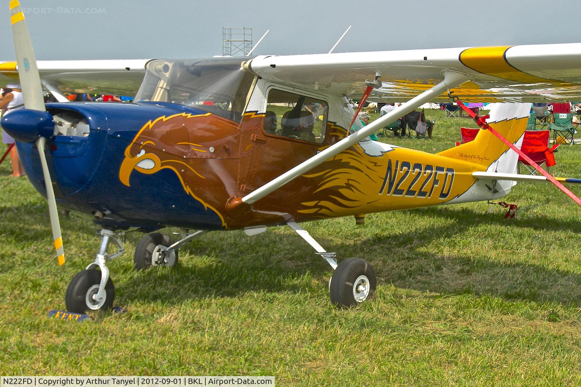 N222FD, 1968 Cessna 150H C/N 15068498, @ Cleveland National Air Show