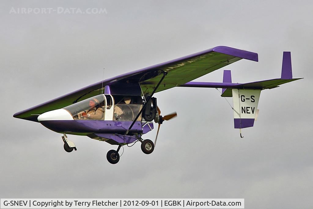 G-SNEV, 1997 CFM Streak Shadow SA C/N PFA 206-13042, A visitor to the 2012 LAA Rally at Sywell