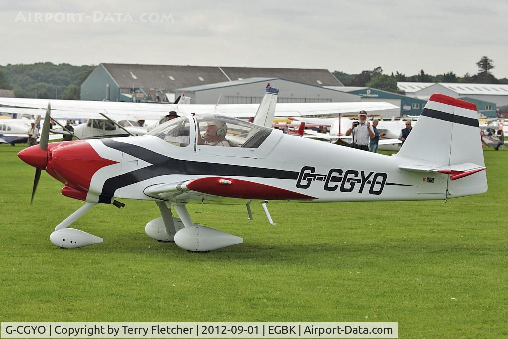 G-CGYO, 2005 Vans RV-6A C/N 24704, A visitor to 2012 LAA Rally at Sywell