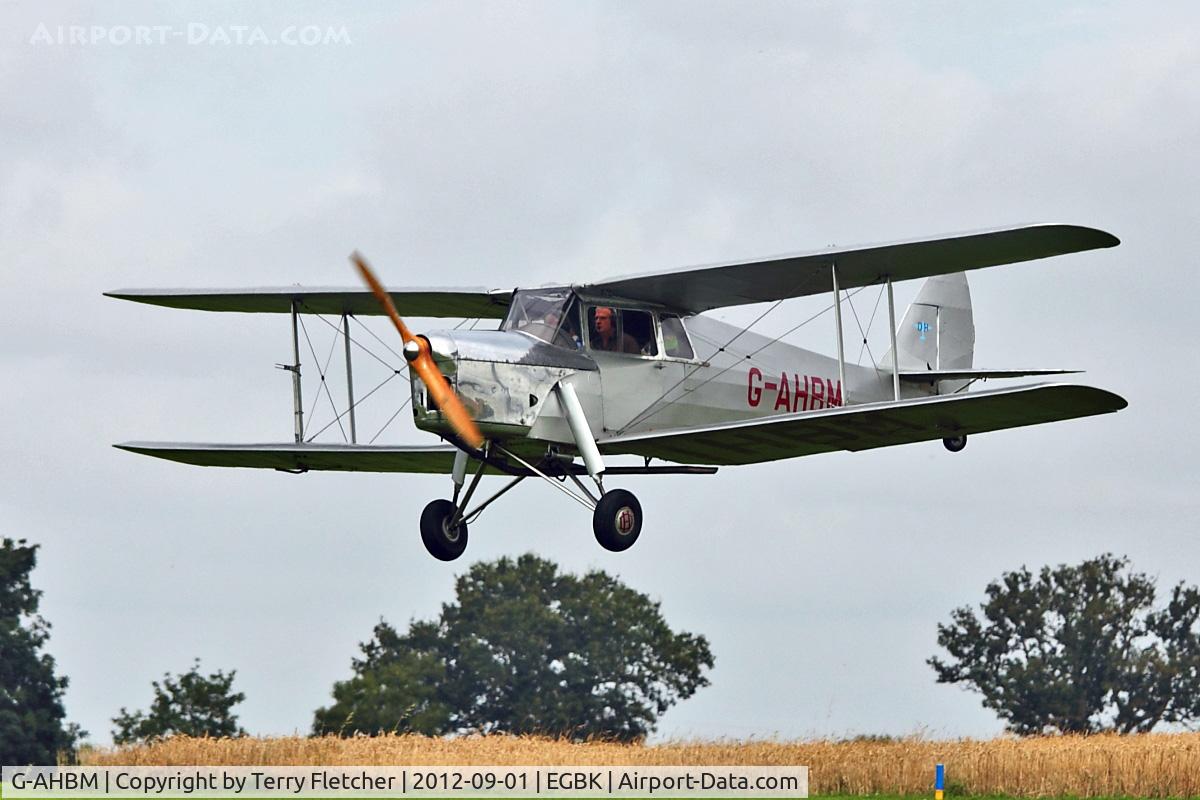 G-AHBM, 1935 De Havilland DH.87B Hornet Moth C/N 8126, A visitor to 2012 LAA Rally at Sywell