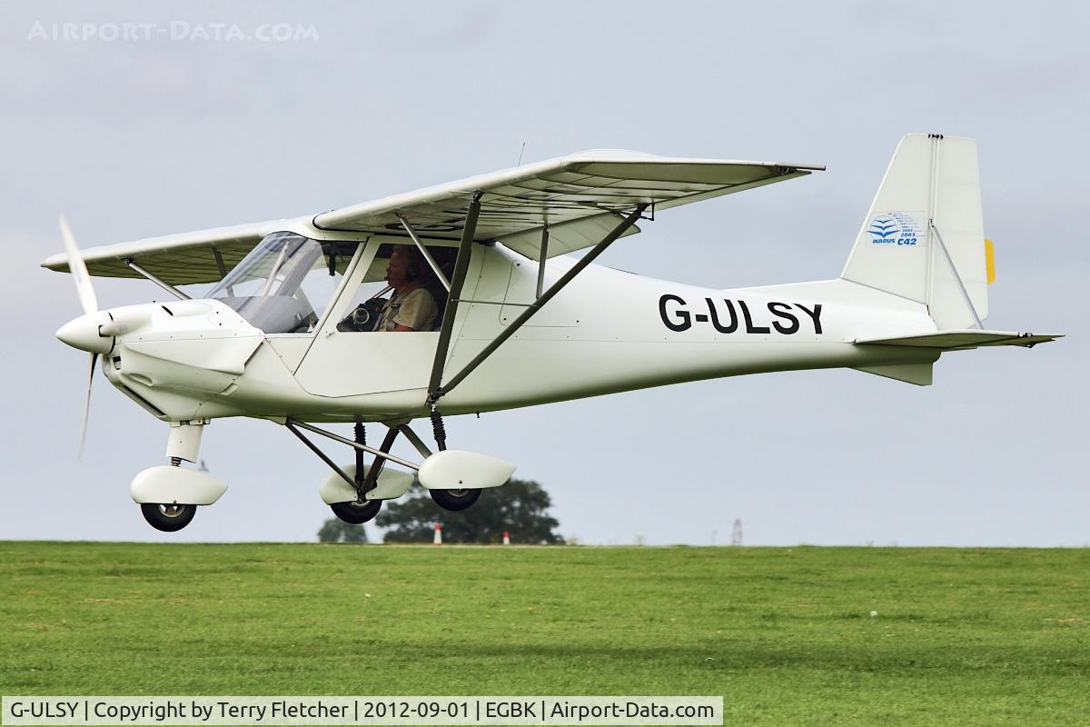 G-ULSY, 2004 Comco Ikarus C42 FB80 C/N 0405-6603, A visitor to 2012 LAA Rally at Sywell