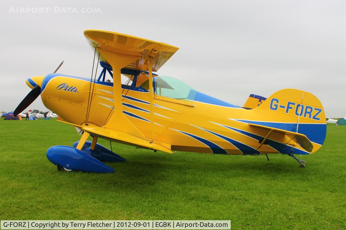 G-FORZ, 1999 Pitts S-1S Special C/N PFA 009-13393, A visitor to 2012 LAA Rally at Sywell