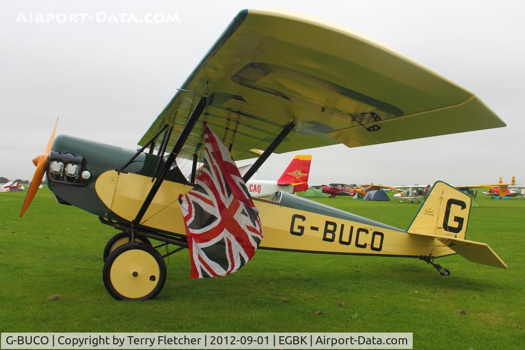 G-BUCO, 1992 Pietenpol Air Camper C/N PFA 047-11829, A visitor to 2012 LAA Rally at Sywell