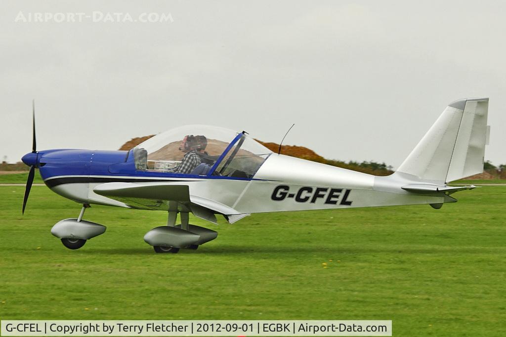 G-CFEL, 2008 Aerotechnik EV-97 Eurostar C/N PFA 315-14740, A visitor to 2012 LAA Rally at Sywell