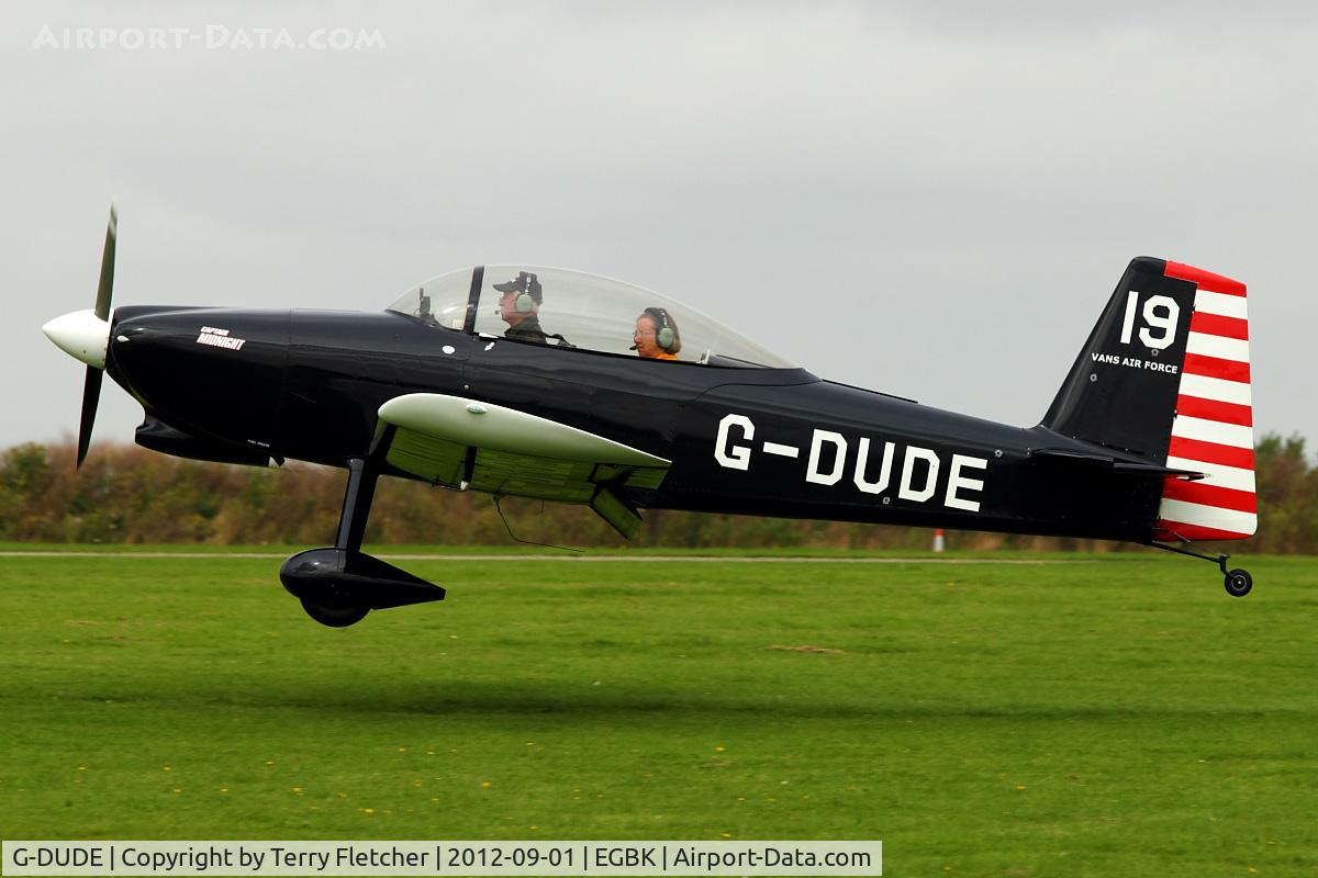 G-DUDE, 2004 Vans RV-8 C/N PFA 303-13246, A visitor to 2012 LAA Rally at Sywell