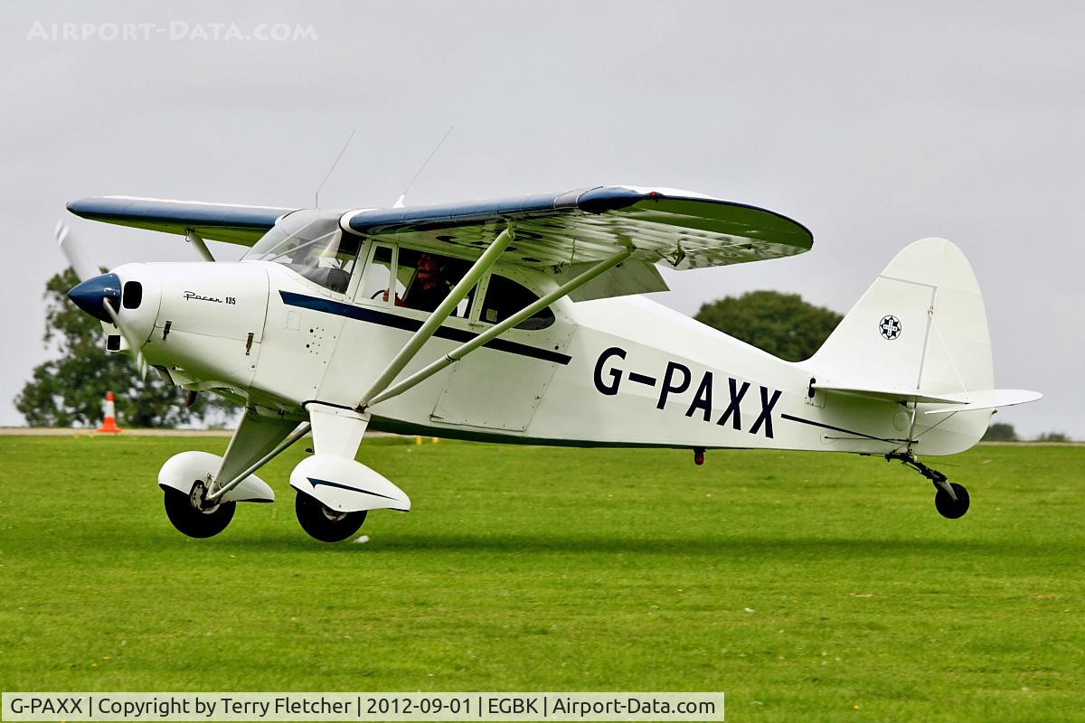 G-PAXX, 1954 Piper PA-20-135 Pacer Pacer C/N 20-1107, A visitor to 2012 LAA Rally at Sywell