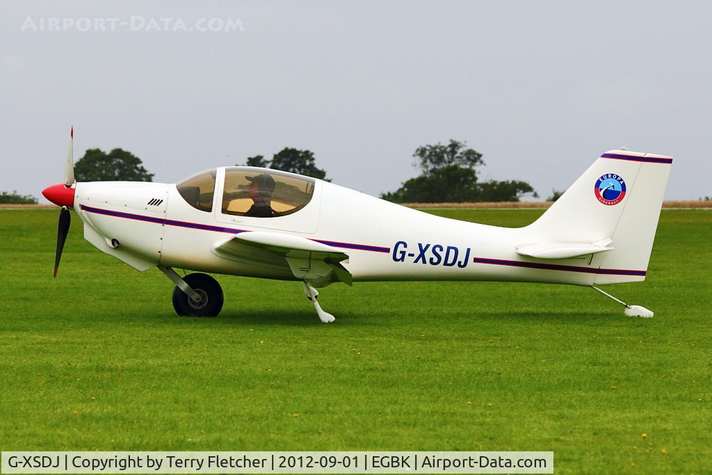 G-XSDJ, 2002 Europa XS Monowheel C/N PFA 247-13378, A visitor to 2012 LAA Rally at Sywell