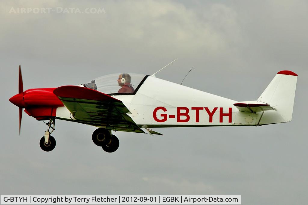 G-BTYH, 1993 Pottier P-80S C/N PFA 160-11121, A visitor to 2012 LAA Rally at Sywell