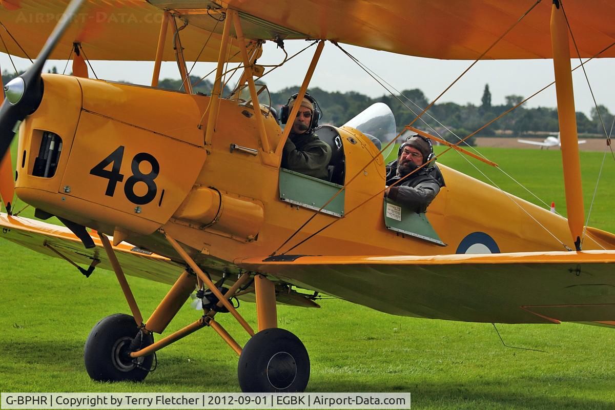 G-BPHR, 1940 De Havilland Australia DH-82A Tiger Moth C/N DHA45, A visitor to 2012 LAA Rally at Sywell