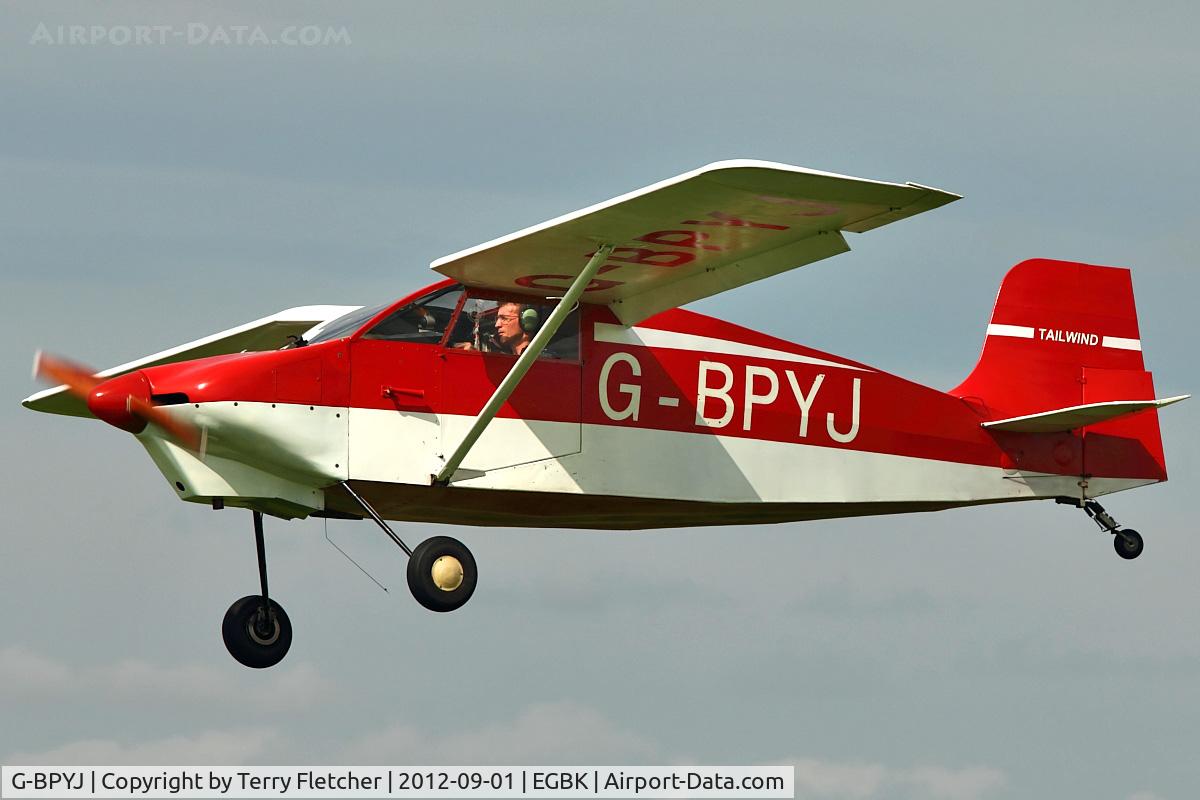 G-BPYJ, 1990 Wittman W-8 Tailwind C/N PFA 031-11028, A visitor to 2012 LAA Rally at Sywell