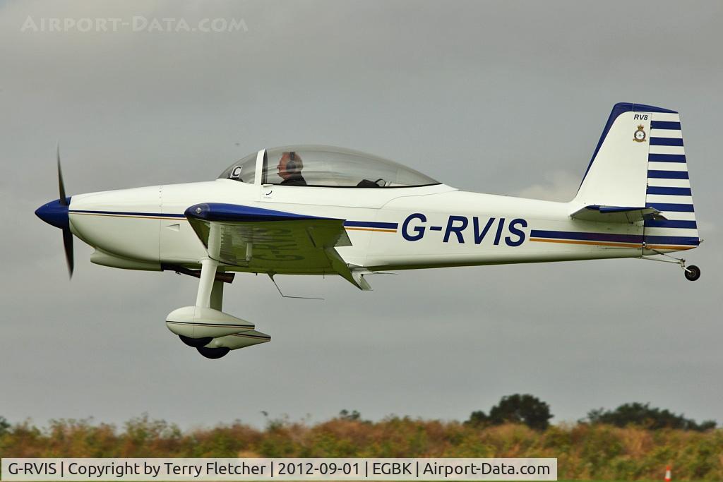 G-RVIS, 2003 Vans RV-8 C/N PFA 303-14031, A visitor to 2012 LAA Rally at Sywell