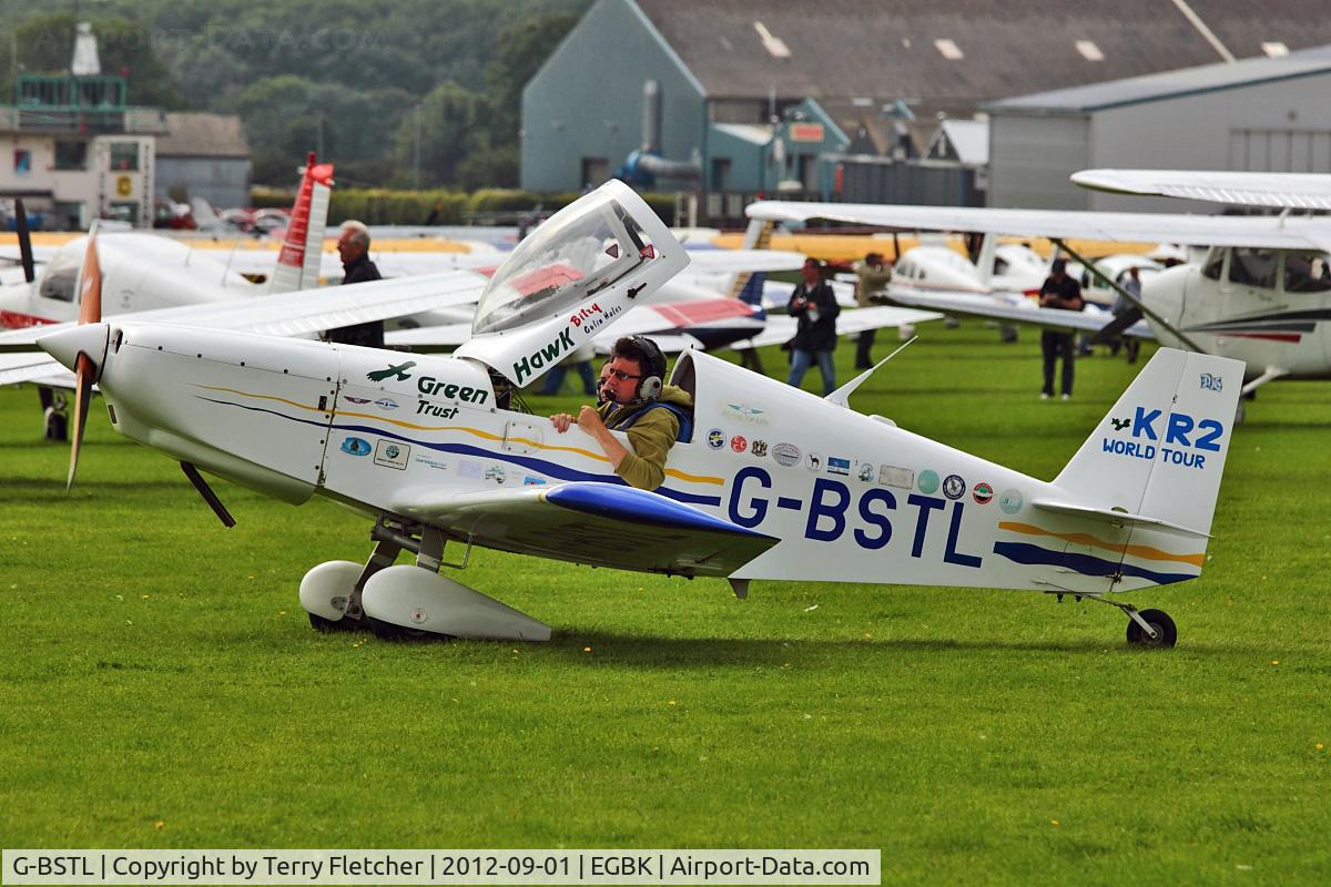 G-BSTL, 2000 Rand KR-2 C/N PFA 129-11863, A visitor to 2012 LAA Rally at Sywell
