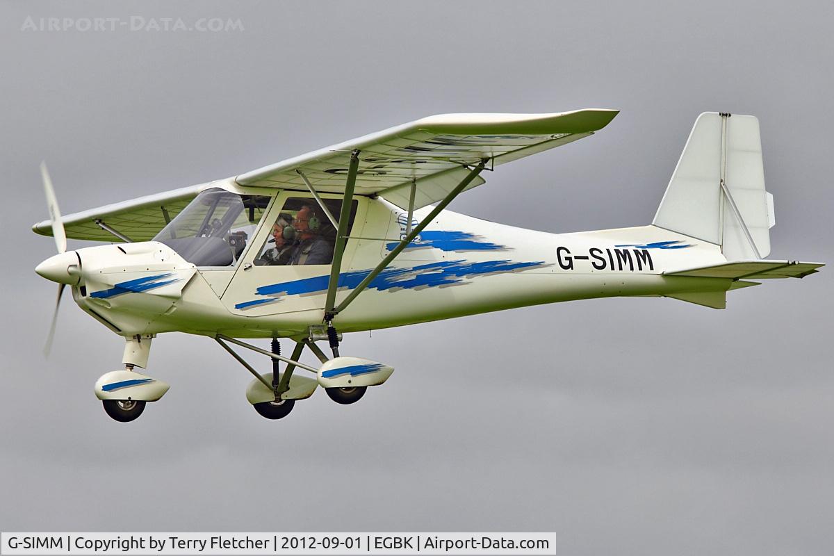 G-SIMM, 2006 Comco Ikarus C42 FB100 VLA C/N PFA 322-14286, A visitor to 2012 LAA Rally at Sywell