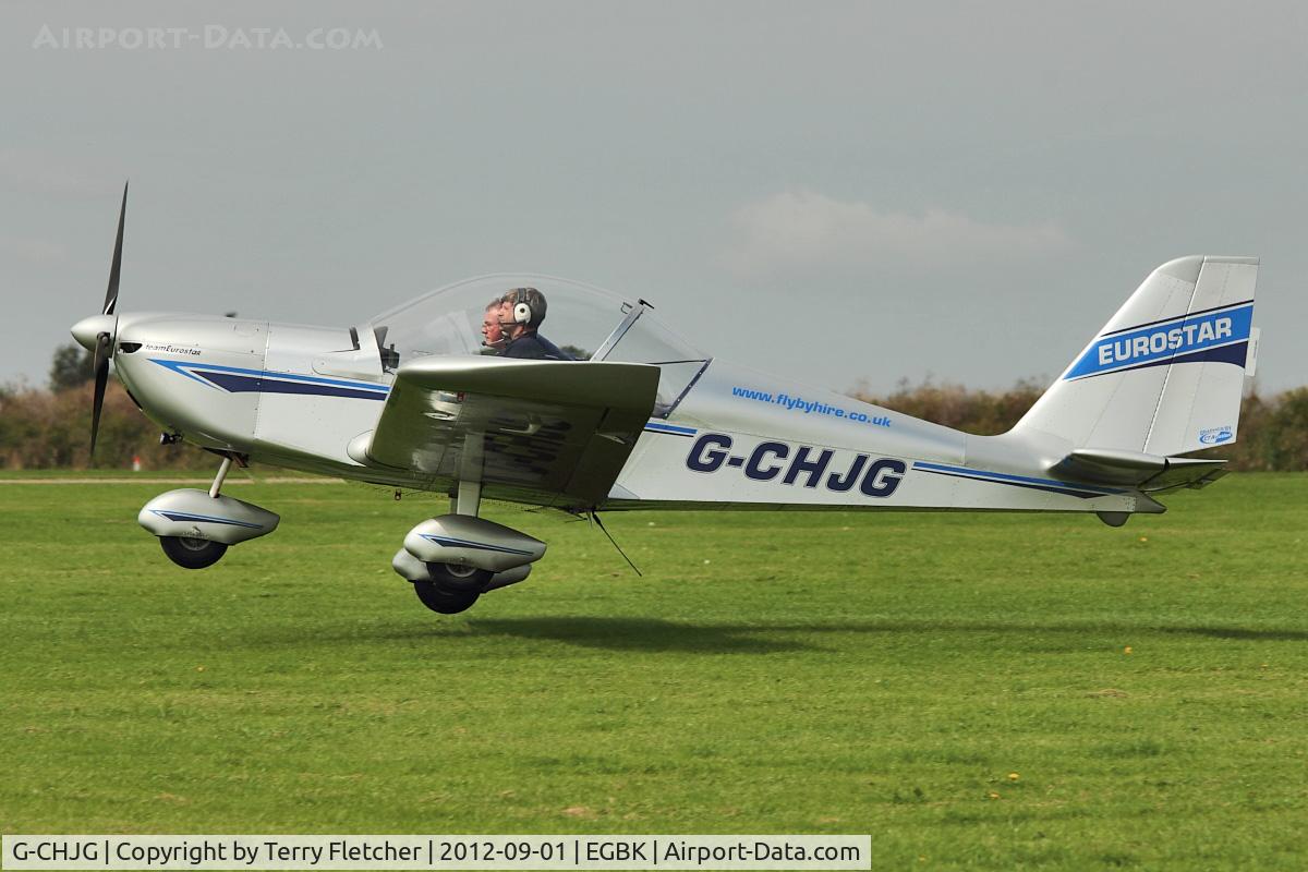 G-CHJG, 2012 Cosmik EV-97 TeamEurostar UK C/N 3938, A visitor to 2012 LAA Rally at Sywell