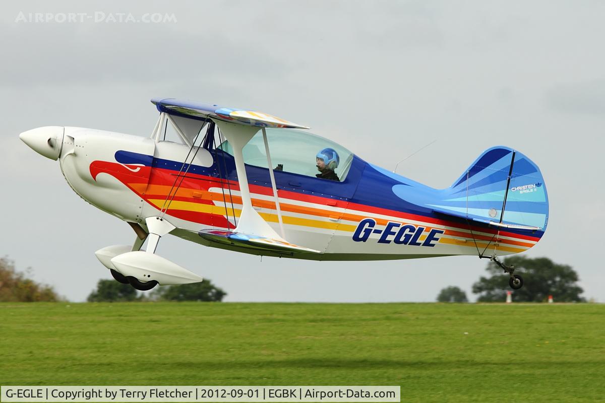 G-EGLE, 1980 Christen Eagle II C/N F0053, A visitor to 2012 LAA Rally at Sywell
