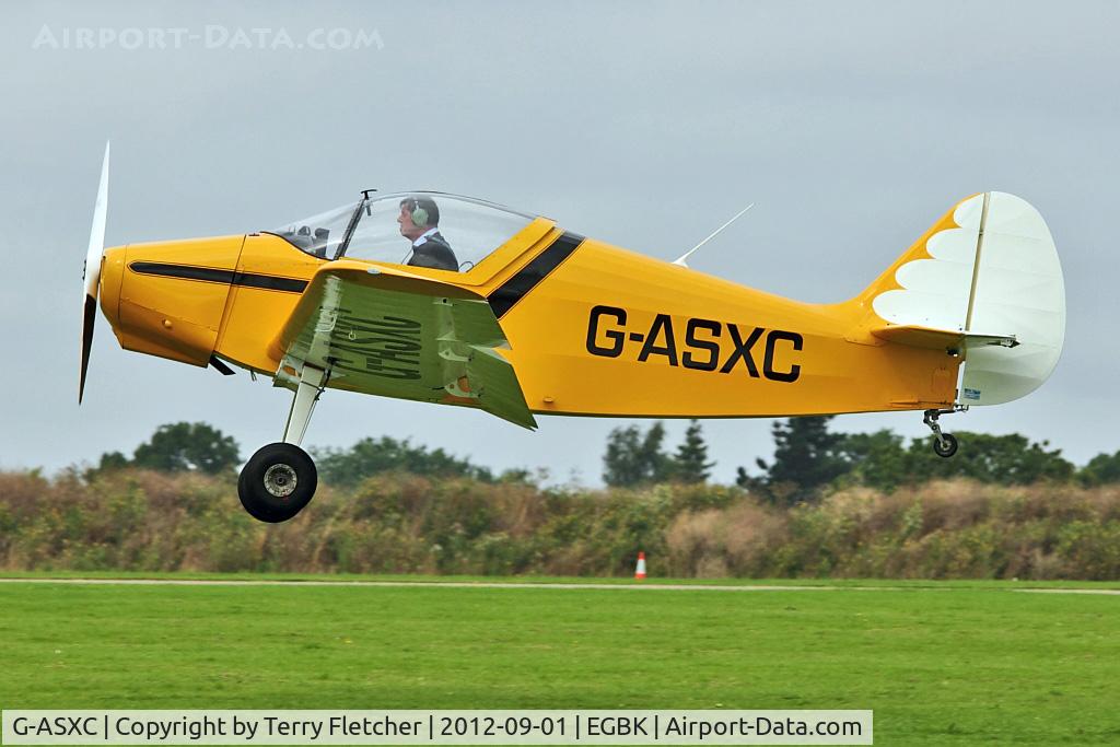 G-ASXC, 1951 SIPA 903 C/N 8, A visitor to 2012 LAA Rally at Sywell
