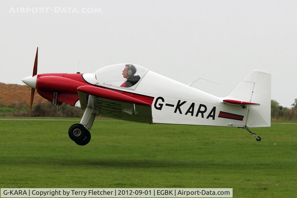 G-KARA, 1986 Brugger MB-2 Colibri C/N PFA 043-10980, A visitor to 2012 LAA Rally at Sywell