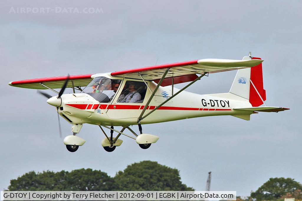 G-DTOY, 2003 Comco Ikarus C42 FB100 C/N 0309-6570, A visitor to 2012 LAA Rally at Sywell